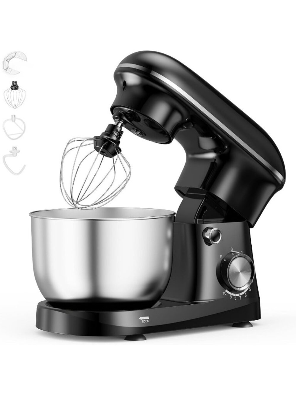 4.2 Qt Tilt-Head Stand Mixer - 10-Speed Electric Mixer for Baking & Cooking